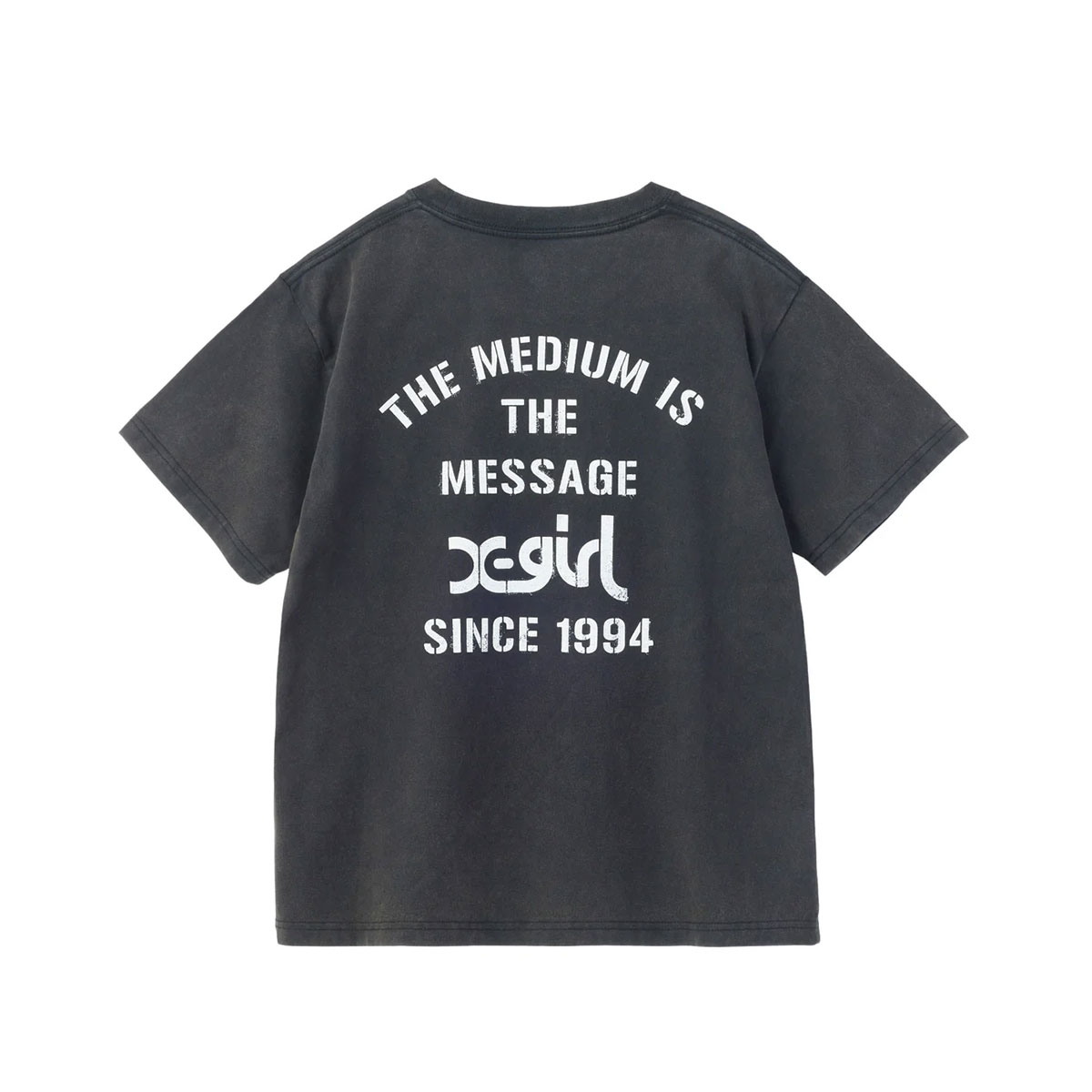 X-GIRL | FADED STENCIL LOGO S/S TEE��105263011013��