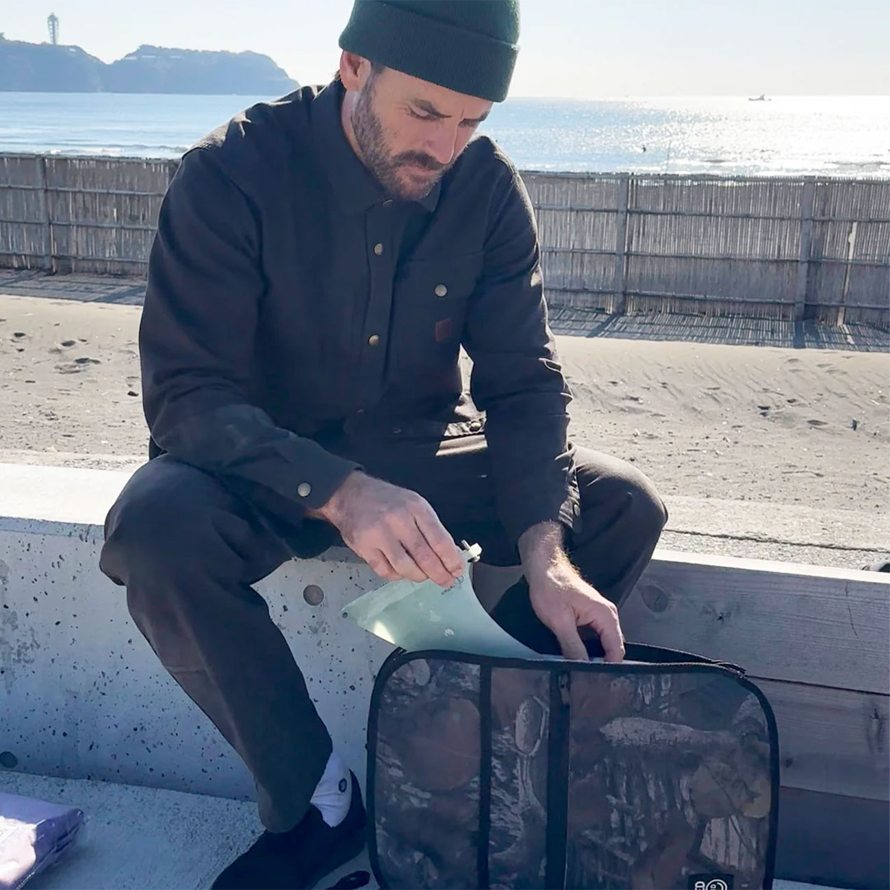 �ڿ��ե�����ۥ����եܡ��� �����ե��� �ե��󥱡��� ��Ǽ�ݥ��å� �������å� �� �� �����ȥɥ� ��3�� �͵��֥��� �ӡ����ɥǥ��� | BEACHED DAYS FIN CASE��BY790024��