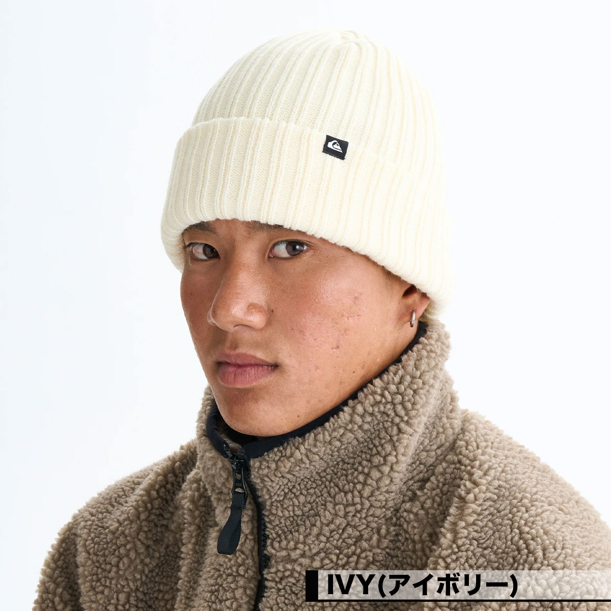 QUIKSILVER �����å�����С� ��� �˥å�˹ �ӡ��ˡ� ˹�� ���� ���� ����ץ� ��3�� �����ե��� �͵��֥��� ���� ���� | WR RIB KNIT BEANIE��QBE254303��