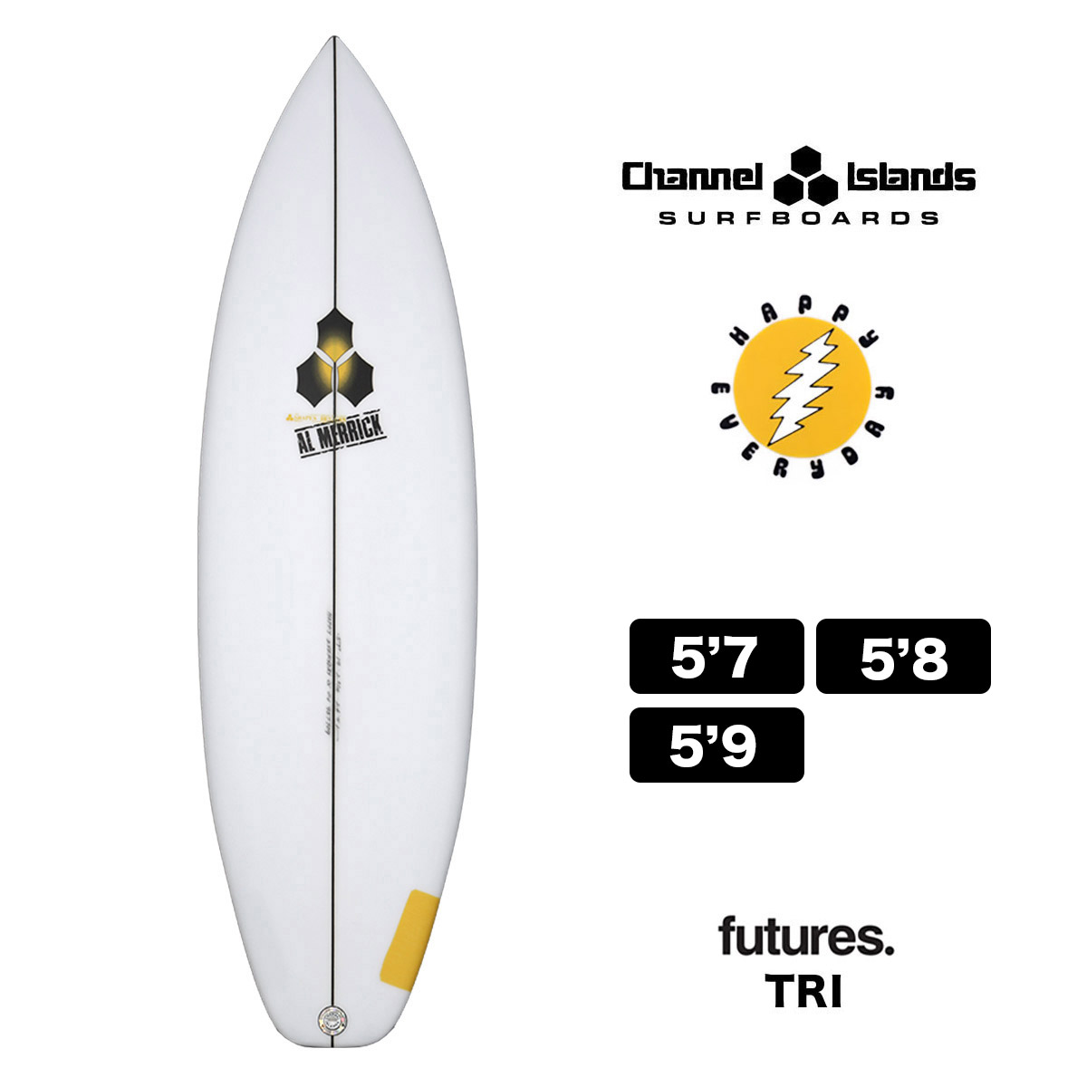 �ڥ��ꥹ�ޥ�������ۥ���ͥ륢����� �����եܡ��� �ϥåԡ����֥ꥣ�ǥ��� channel islands Channel Islands HAPPY EVERYDAY ���硼�ȥܡ��� 5.7 5.8 5.9 �ȥ饤�ե��� surfboard  ������å� �����ե��� 5'7 5'8 5'9 futures TRI��PU��