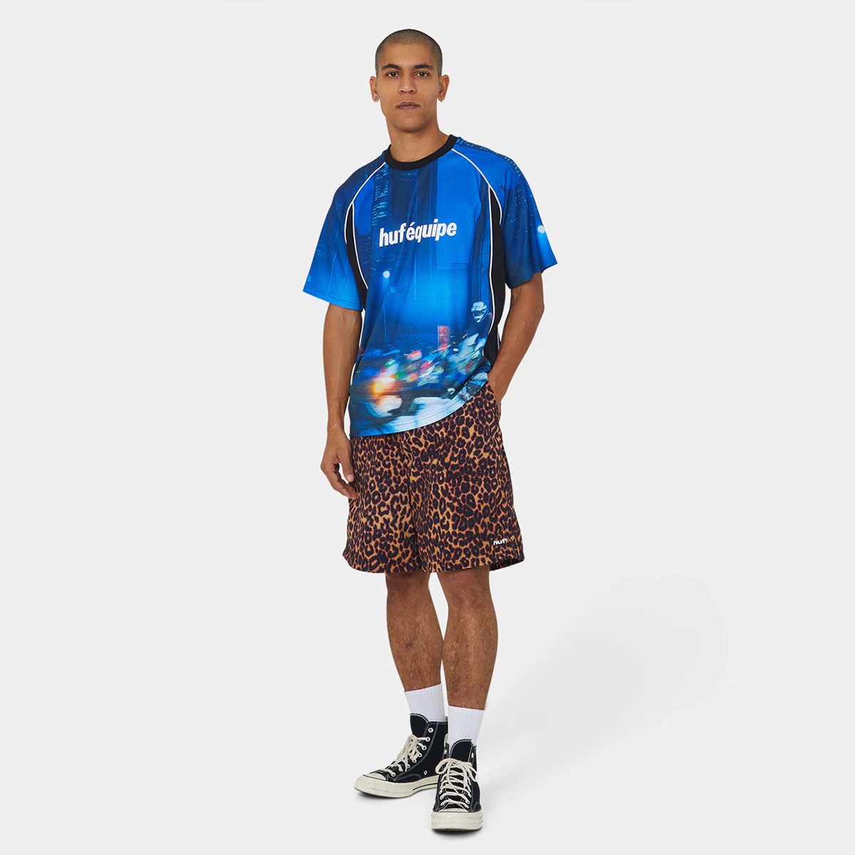 HUF  | 89 PRINTED EASY SHORT��PT00391��