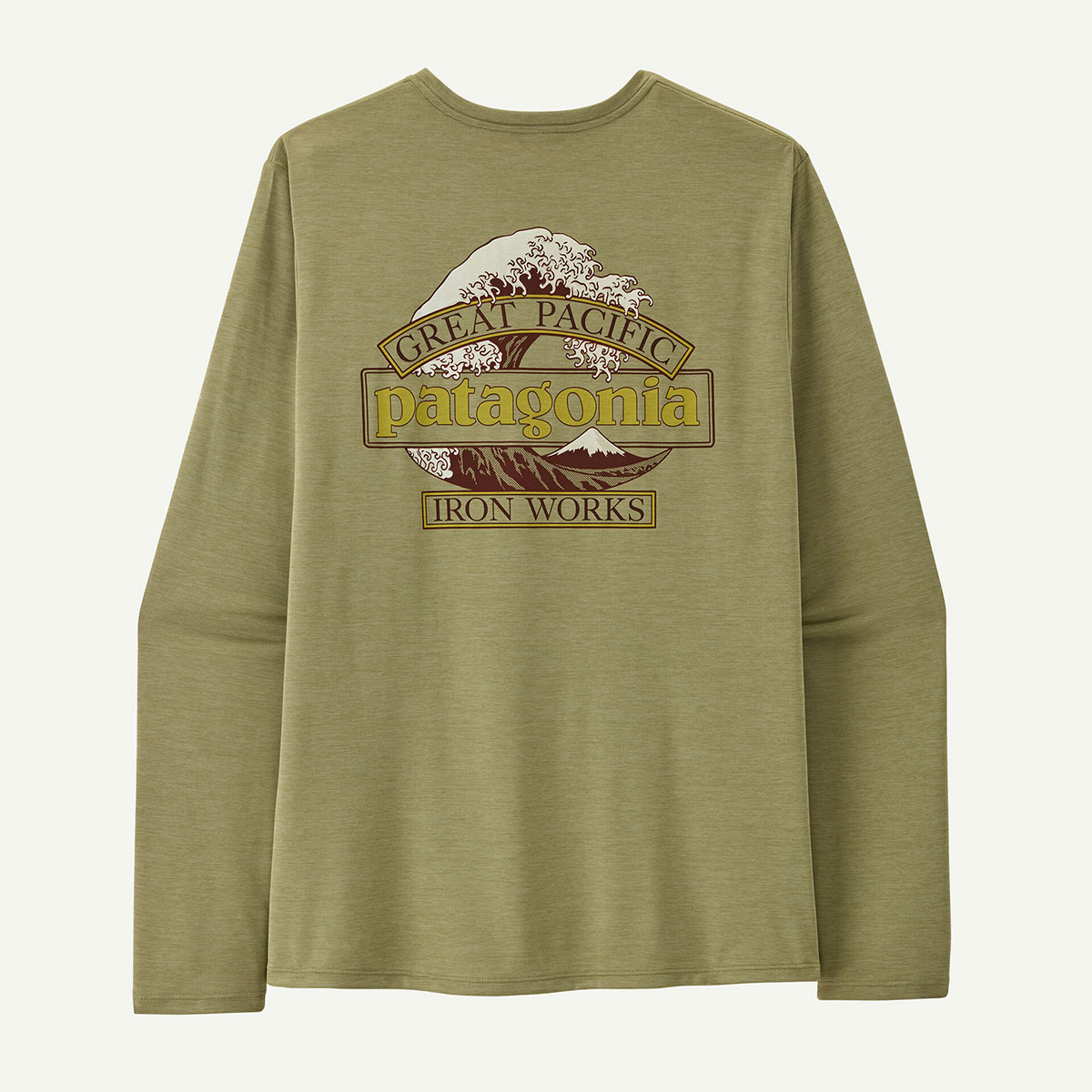 Patagonia �ѥ����˥� ��� ĹµT����� ����T �ȥåץ� ®�� ���� �ۼ�ȯ�� �ɽ��ù� �̺� M L �����ե��� ���ȥ꡼�� �����ȥɥ� �͵��֥��� ���� 2026 ���� | Men's Long-Sleeved Capilene Cool Daily Shirt - Great Waves��45494��