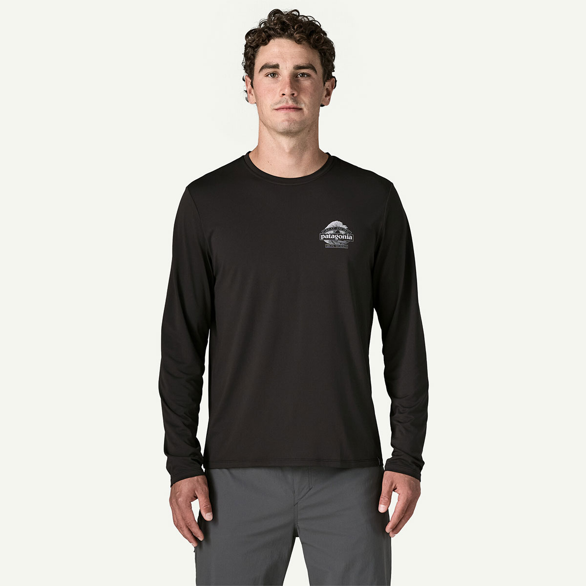 Patagonia �ѥ����˥� ��� ĹµT����� ����T �ȥåץ� ®�� ���� �ۼ�ȯ�� �ɽ��ù� �̺� M L �����ե��� ���ȥ꡼�� �����ȥɥ� �͵��֥��� ���� 2026 ���� | Men's Long-Sleeved Capilene Cool Daily Shirt - Great Waves��45494��