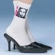 X-GIRL  | SIDE LOGO FACE RIBBED SOCKS��105262054007��