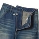 X-GIRL | EMBLEM POCKET ASYMMETRIC WAIST DENIM PANTS��105263031007��
