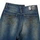 X-GIRL | EMBLEM POCKET ASYMMETRIC WAIST DENIM PANTS��105263031007��