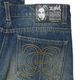X-GIRL | EMBLEM POCKET ASYMMETRIC WAIST DENIM PANTS��105263031007��