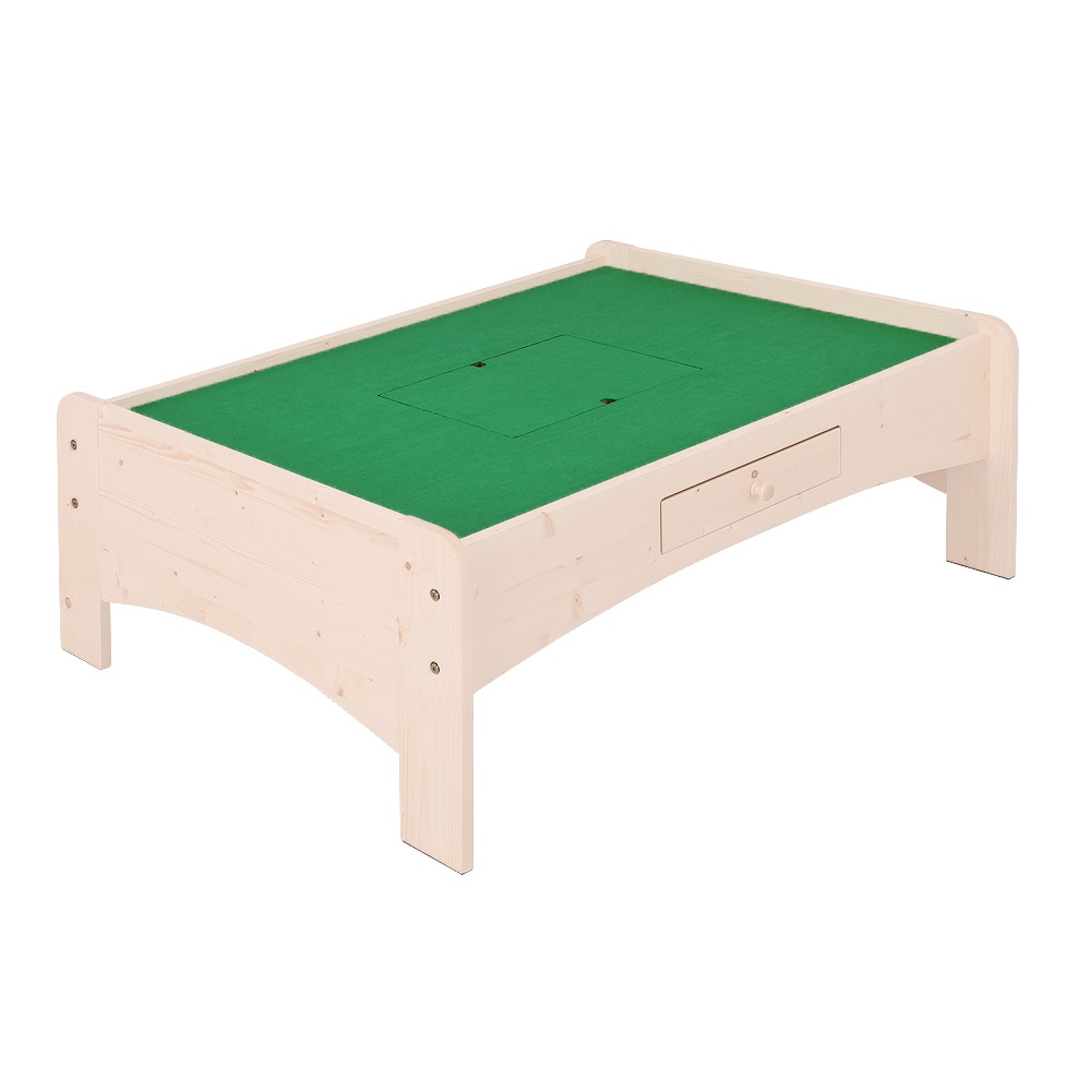 木製プレイテーブルセット　　　 Kidzoo キッズー プレイテーブル 幅108cm 天板リバーシブル ナチュラル
