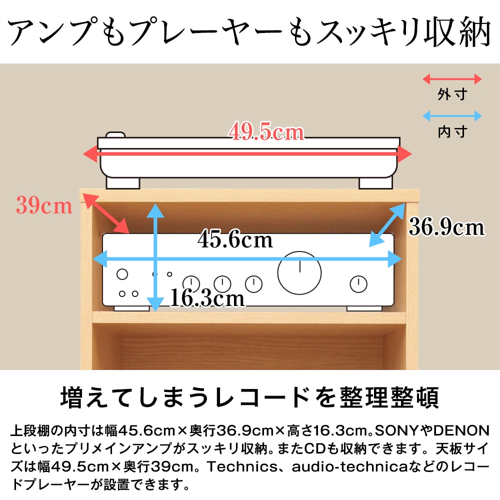 쥳ɥ쥯󥷥 49.5cm߱40.5cm 1ǥ쥳ɥץ졼䡼ס쥳ɤäǼ -RITMO- ( RCS-50 )