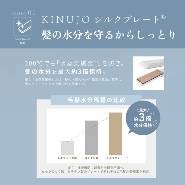 KINUJO ストレートアイロン※メーカー直送品