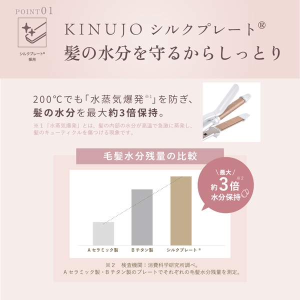 KINUJO 2WAYアイロン※メーカー直送品