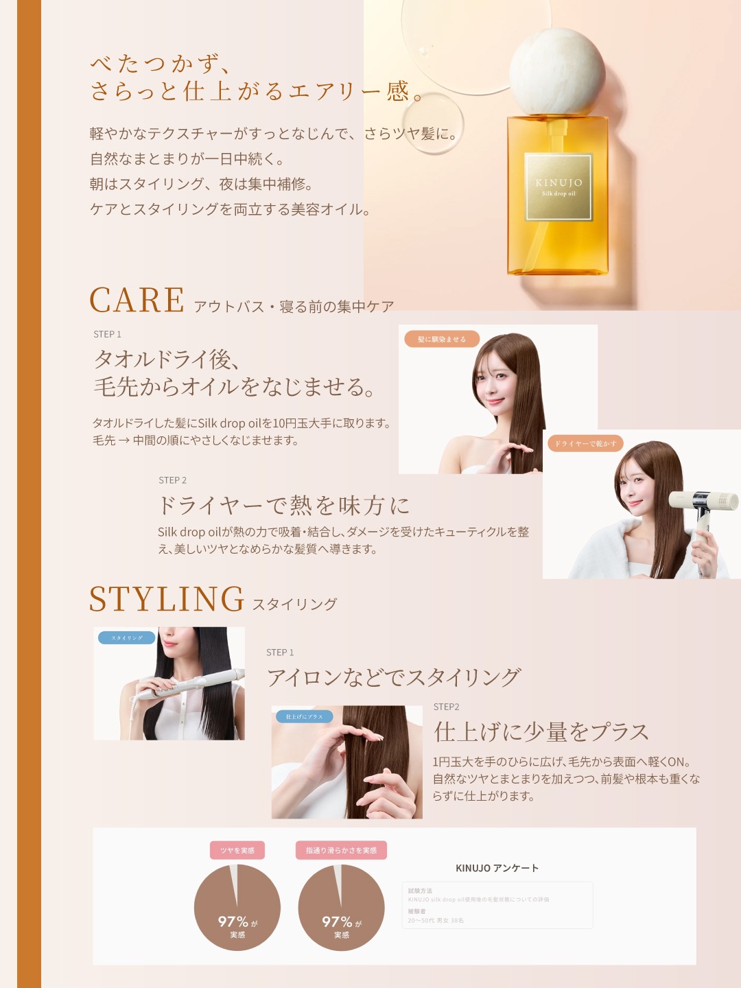 KINUJO シルクドロップシリーズ