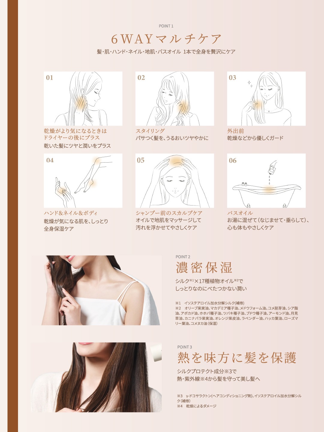 KINUJO Silk drop multi [マルチオイル](CDL02)※メーカー欠品中（入荷時期未定）