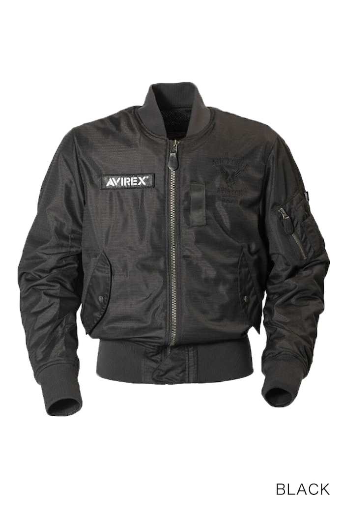 秋冬 A2N-1001 AVIREX MESH MA-1 RIDING BLOUSON [取り寄せ品：5