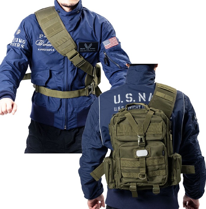 A2K-7002 AVIREX TACTICAL BODY BAG [�����ʡ�5-7�Ķ����ˤ�ȯ��] AVIREX 