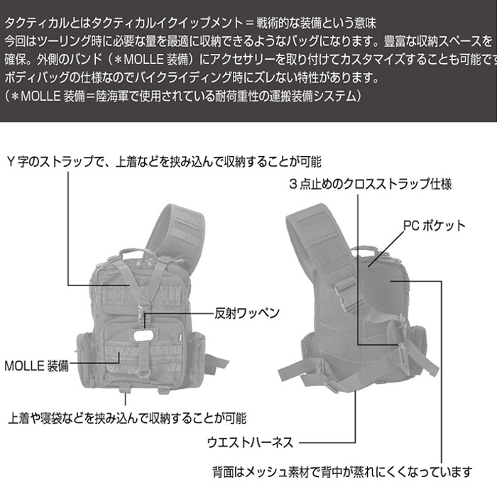 A2K-7002 AVIREX TACTICAL BODY BAG [�����ʡ�5-7�Ķ����ˤ�ȯ��] AVIREX 