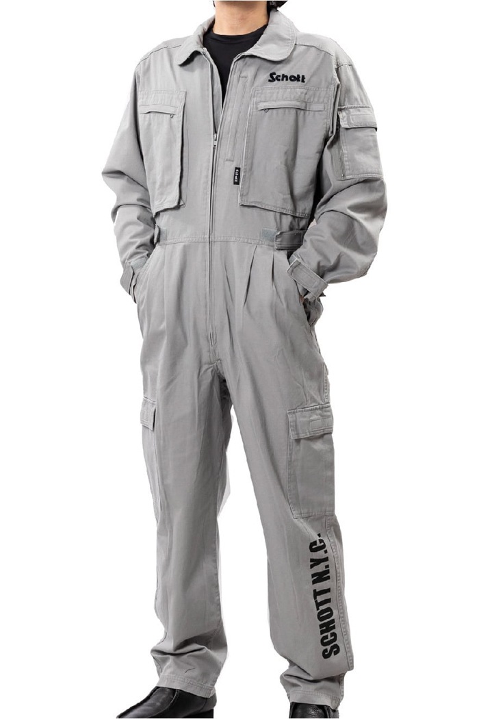 ��ǯ S2K3501 SCHOTT MECHANIC SUIT [�����ʡ�5-7�Ķ����ˤ�ȯ��] SCHOTT(���) 