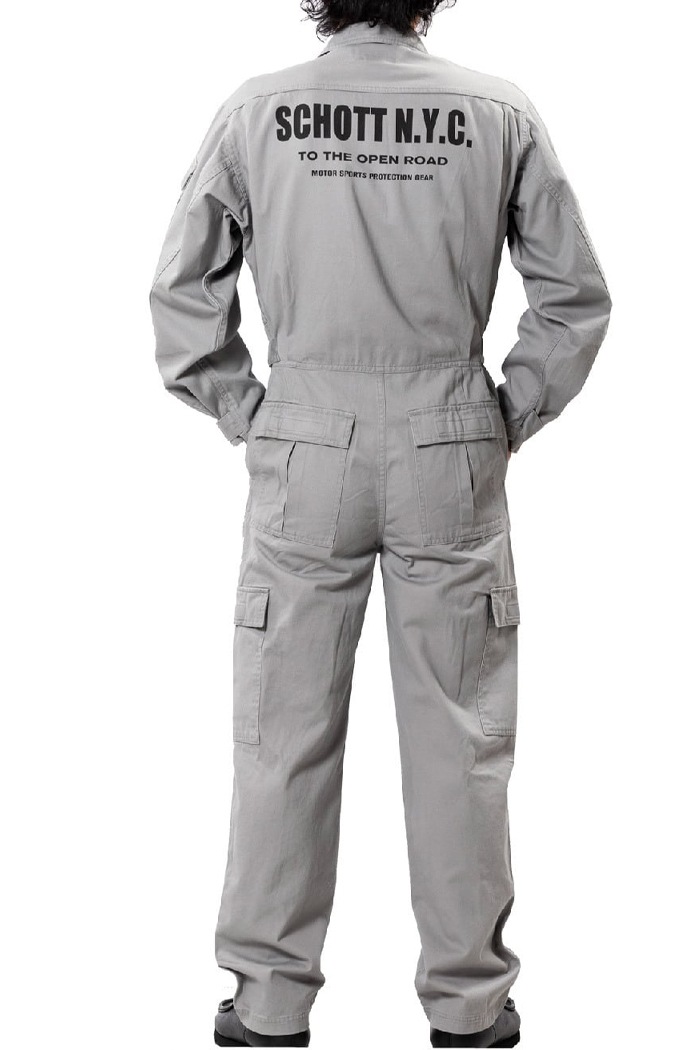 ��ǯ S2K3501 SCHOTT MECHANIC SUIT [�����ʡ�5-7�Ķ����ˤ�ȯ��] SCHOTT(���) 