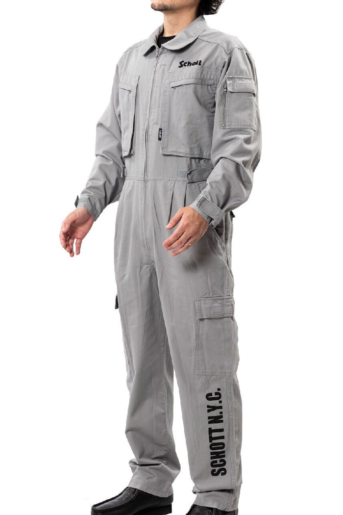 ��ǯ S2K3501 SCHOTT MECHANIC SUIT [�����ʡ�5-7�Ķ����ˤ�ȯ��] SCHOTT(���) 