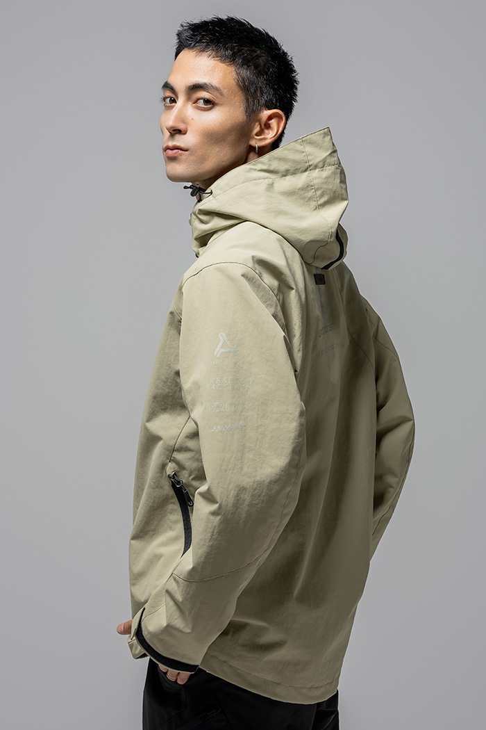�ڿ����3�������� UNJ147 Ķ����ա��ǥ������㥱�å�  [MEN] 26SS urbanism