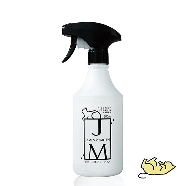 ペット用 ノンアルコール消臭除菌剤　ジェームズ・ミャーティン 500ml【Catlogコラボ】