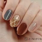 ジニピン ZINIPIN グレージュエル KA00446|貼るだけハンドネイル