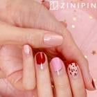 ジニピン ZINIPIN ジェルネイル ピンクキューピット KA00253|貼るだけハンドネイル