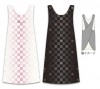 トリミングエプロンチェッカー柄