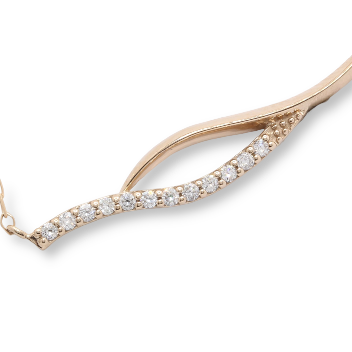 K18WG ダイヤモンド ネックレス (フリンジ) 品番n21-211