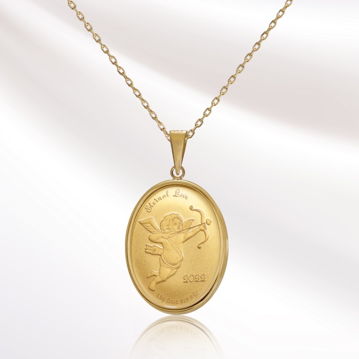 純金K24 コイントップ キューピット パラオ 2022 オーバル 楽天市場】純金K24 コイントップ キューピット パラオ 2022