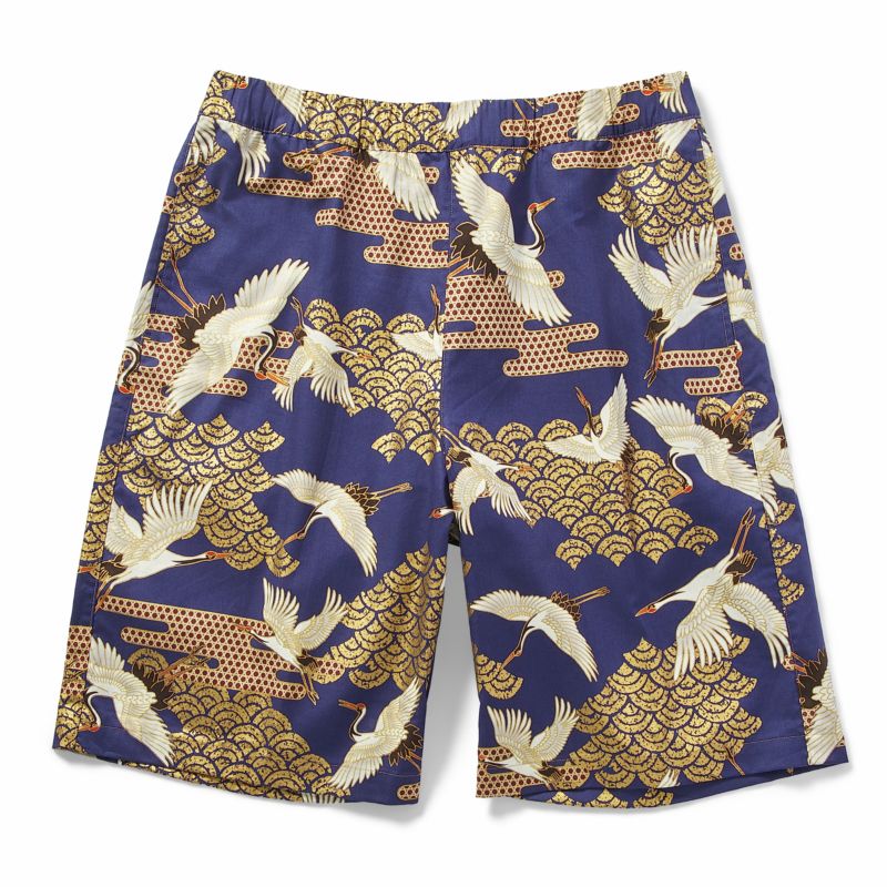 和柄ハーフパンツ