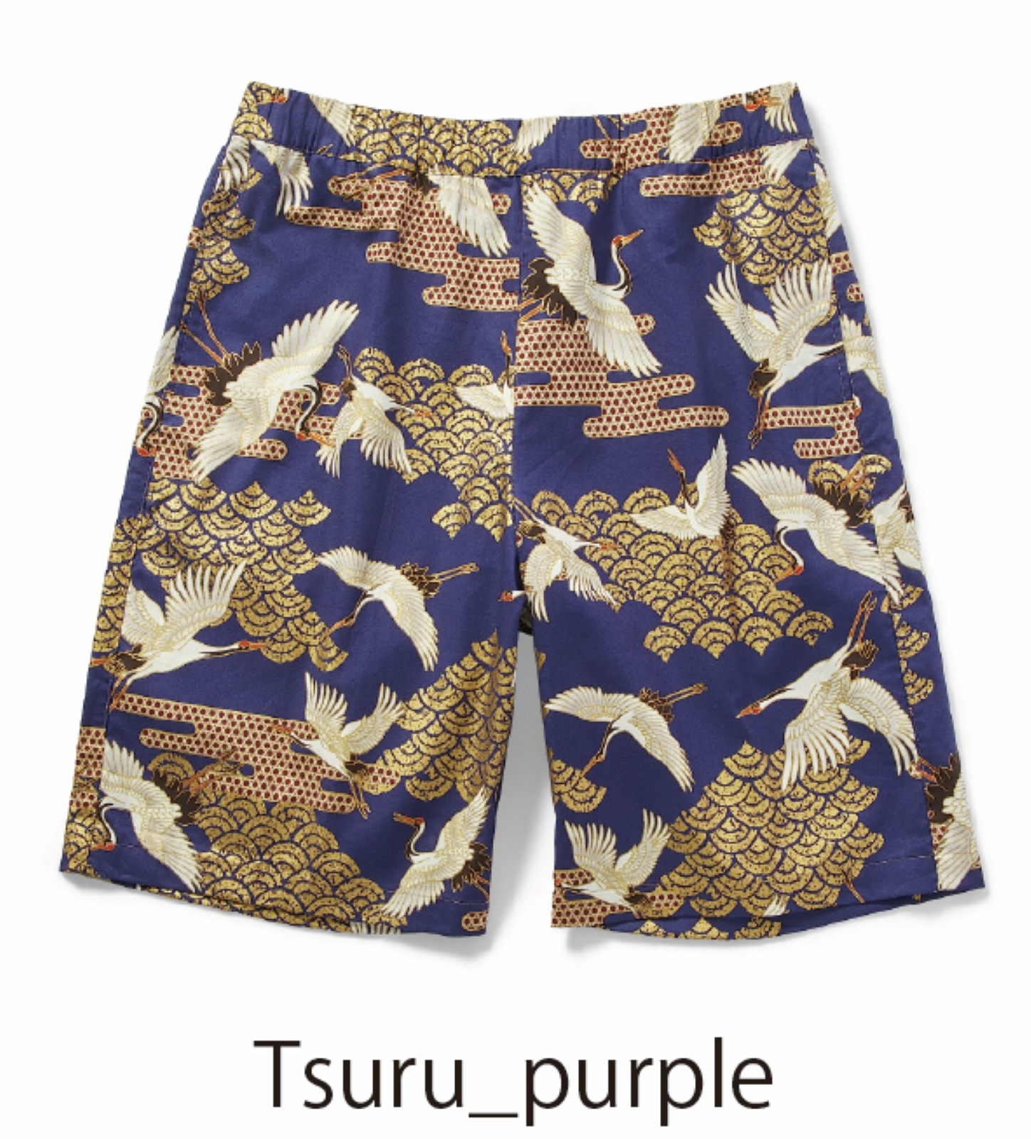 和柄ハーフパンツ