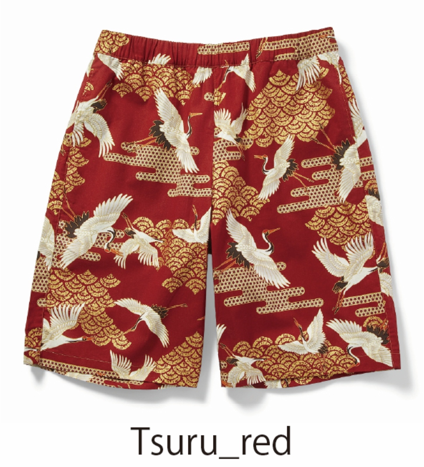 和柄ハーフパンツ