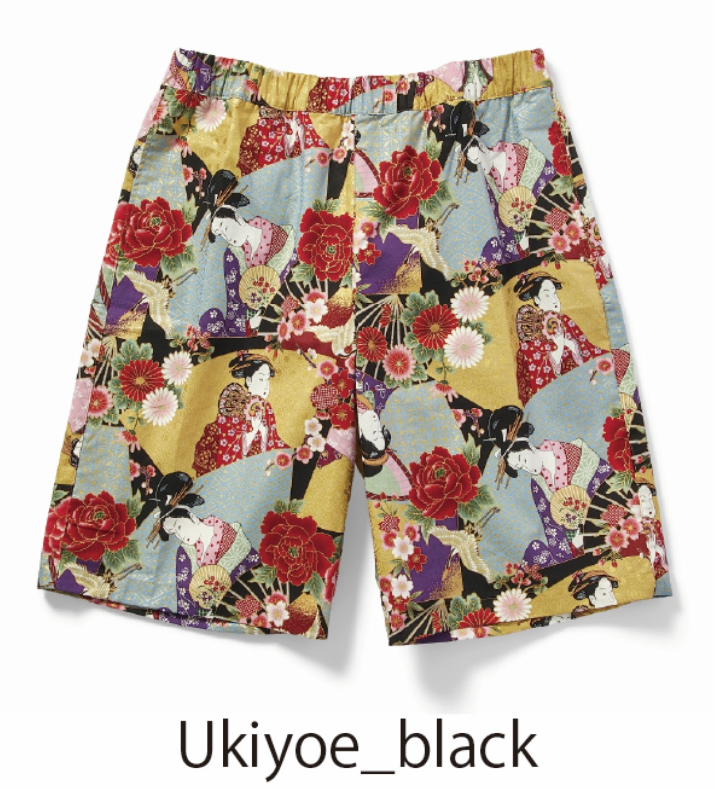 和柄ハーフパンツ