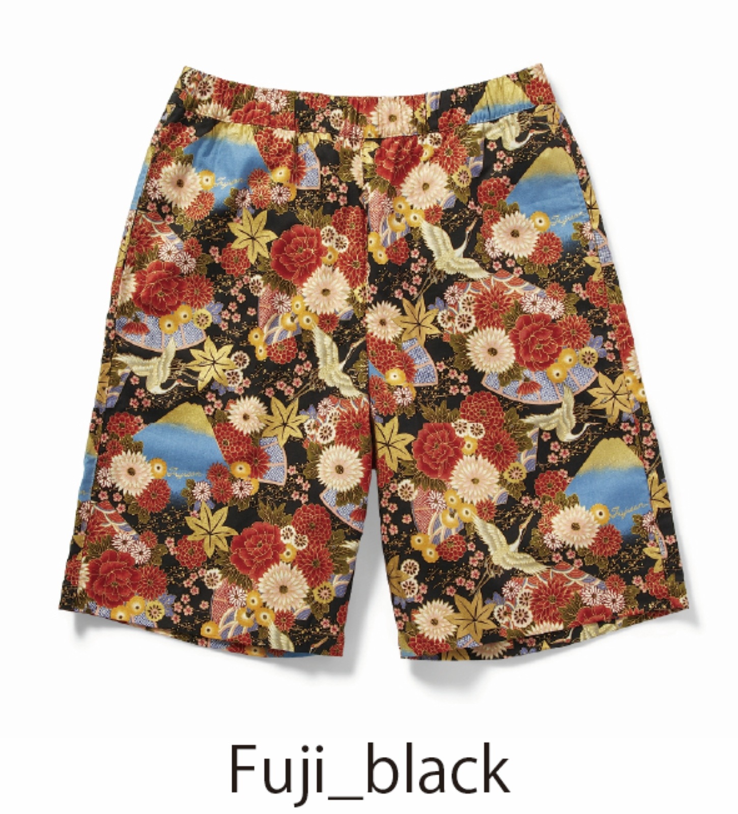 和柄ハーフパンツ