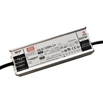 HLG-120H-24 || AC-DCスイッチング電源 MEANWELL 【屋内・屋外兼用