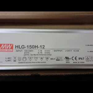 HLG-150H-12 || AC-DCスイッチング電源 MEANWELL 【屋内・屋外兼用