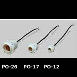 PO-17 [20個入り販売] || サイン用防水ソケット || E17口金 取付穴径φ