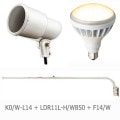 K0/W-L14 + LDR11L-H/W827A + F14/W || �ھ���������LED����糧�åȡ� ����ŵ���K�����ץۥ����+��LEDioc LED�������� �����160W��Ʊ�� �ŵ忧(2700K)��+�ڥ����� Ĺ��(980��1480mm)�� E26���� ���ο�(��)������ԲĎ�ľ���Τߡ�[br]