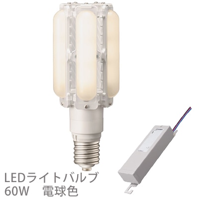 LDTS60L-G-E39A + LE070035HSZ1/2.4-A2 || LEDランプ+電源セット 岩崎