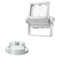 ECF8050W/NSAN8/W + FA17/W || <�淿������LED�������¥��å�>����ŵ��ڥ�ǥ����å��ե�åɥͥ�[80���饹]���ѥ����� ���� 12200lm �Ÿ���¢ IP65��+�ڥե��:��124��H34mm�۲��⳰���� �ۥ磻�� (��:ECF8040SW/NSAN8/W)[br]
