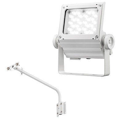ECF8050W/NSAN8/W + FA161/W || <中型看板用LED投光器アームセット