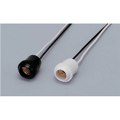 PE-17 白 【20個入】 || リード線付防滴プラソケット 協和電工 口金