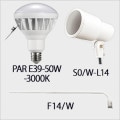PAR E39-50W-3000K + S0/W-L14 + F14/W || LED���׎������ॻ�å� Signflux + ����ŵ��ڲ����������LED����:�Х饹�ȥ쥹������500W���� ����120���ŵ忧(3000K) E39�����+��S���������ץۥ����+�ڿ���L��������(980��1480mm)�ۡ�����ԲĎ�ľ���Τߡ�[sf+nd]