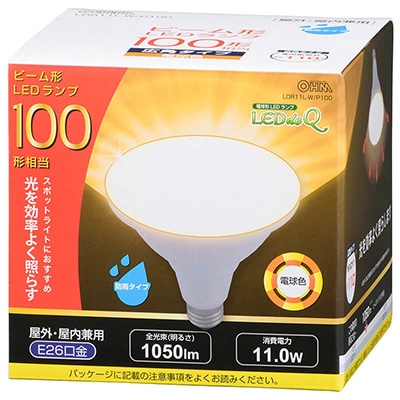 LED電球ビームランプタイプ新品20個 LDR11L-W/P100 || LED電球 OHM ビームランプ形【広角形/ビーム角:110