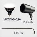 VLE39WD-C/BK + S0/BK-L14 + F14/BK || LED������饤�ȥ��å�(�֥�å�) �˥å���ϡ��ɥ�����+����ŵ���LED����:�Х饹�ȥ쥹������300W���� E39���� ����120����/5700K��+��E39�����ѥۥ����+�ڿ���L��������(980��1480mm)�ۡ�����ԲĎ�ľ���Τߡ�[ud+nd]