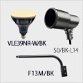 VLE39NR-W/BK + S0/BK-L14 + F13M/BK || LED������饤�ȥ��å�(�֥�å�) �˥å���ϡ��ɥ�����+����ŵ� ��LED���ס��Х饹�ȥ쥹������300W���� E39���� ����40�� �ŵ忧(2700K) �� + ��E39�����ѥۥ���� + ��L��������(465mm)�� [ud+nd]