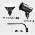 VLE26NR-C/BK + K0/BK-L14 + F13M/BK || LED饤ȥå(֥å) ˥åϡɥ+ŵ LEDסХ饹ȥ쥹160W E26 40 (5700) + E26ѥۥ + L(465mm) [ud+nd]