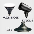 VLE26NR-C/BK + K0/BK-L14 + F7/BK || LEDס¥å(֥å) ˥åϡɥ+ŵ LEDסХ饹ȥ쥹160W E26 40 (5700) + E26ѥۥ + ڥե(25mm) [ud+nd]