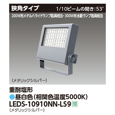 LEDS-10910NN-LS9 || LED小形投光器 東芝 【300W形水銀ランプ